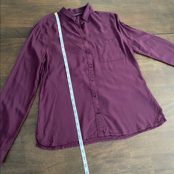 TERRANOVA Purple Button Down Shirt Women - Picture 4 of 10